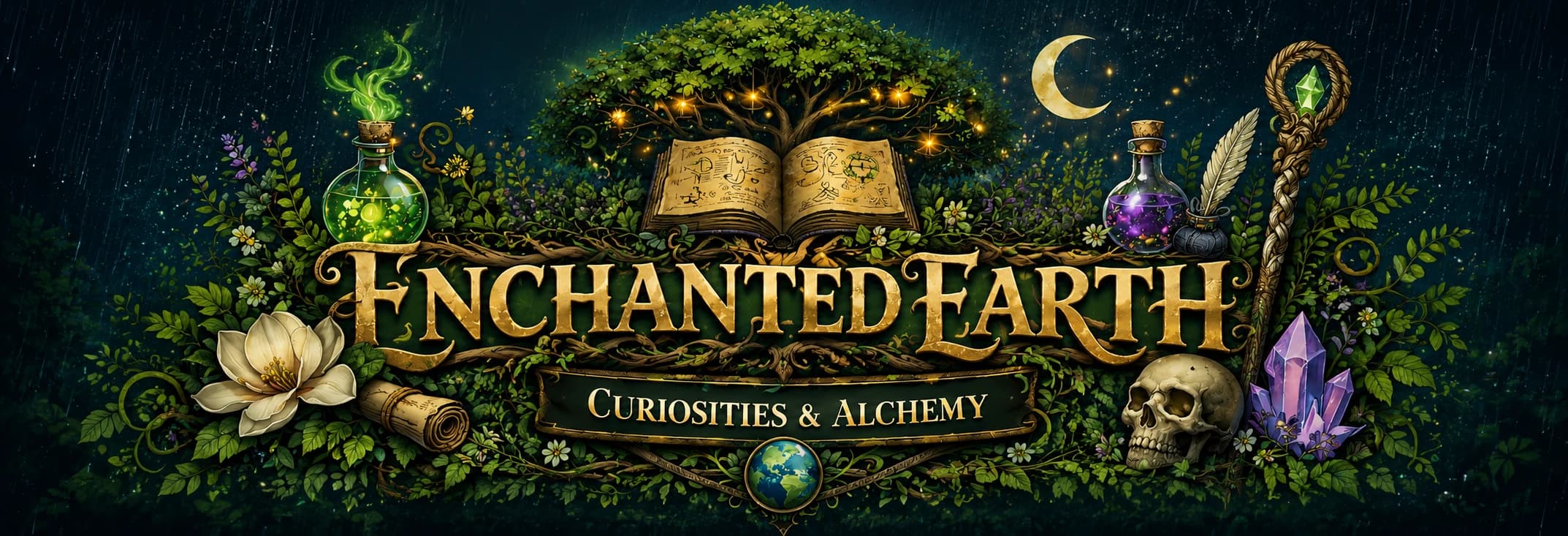 Enchanted Earth, curiosities and alchemy