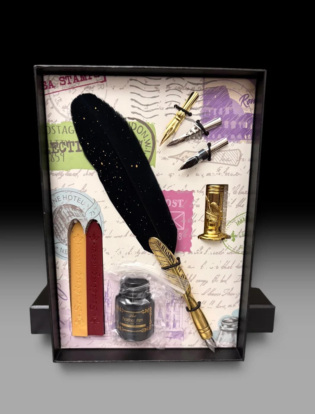 Feather Calligraphy Set