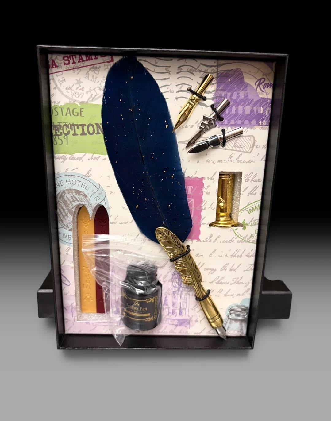 Feather calligraphy set
